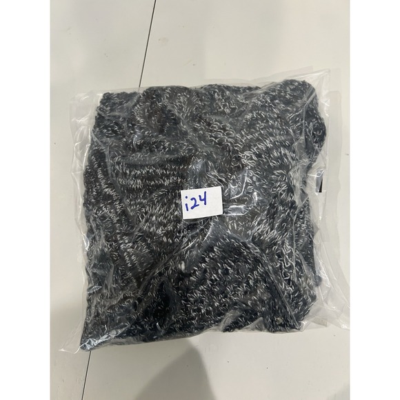 GN Indigo Womens Long Crochet Open Knit Duster Cardigan Size 2X Neutral Layer - Picture 8 of 8